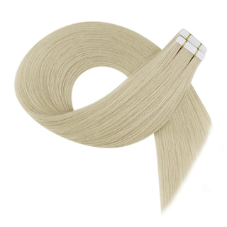 Silky Smooth Texture: Experience the silky smooth texture of our Virgin Tape Hair Extensions, perfect for creating stunning, natural-looking hairstyles.