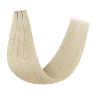 Invisible Weft Hair Extensions by Fullshine, crafted from high-quality virgin weft hair for an undetectable and natural finish, perfect for blending effortlessly with your own hair.