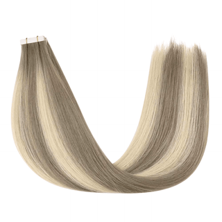 real human hair virgin tape hair extensions for women