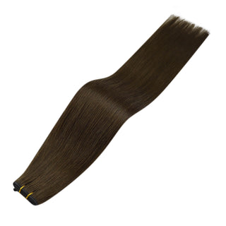 Fullshine Hair Extensions, Invisible Weft, 100% Human Hair, Natural and Elegant Style