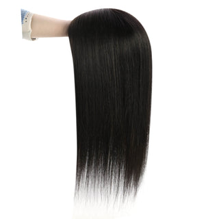Mono Base Hair Topper with a large 6x7 inch base, ensuring long-lasting wear and a realistic scalp appearance that blends effortlessly with your own hair.