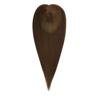 Silk Base Hair Topper made from 100% human hair, known for its high quality and natural appearance, providing confidence and style with every wear.