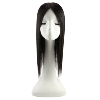 Silk Base Hair Topper made from 100% human hair, known for its high quality and natural appearance, providing confidence and style with every wear.